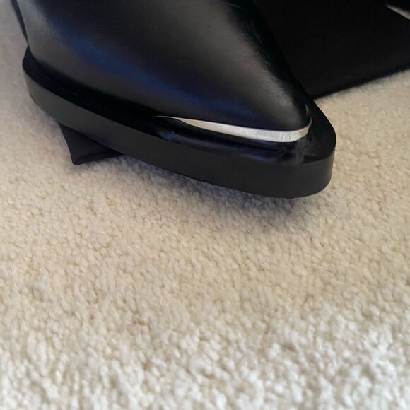 The Kooples Black Leather Ankle Boots French high end brand - Picture 4 of 5